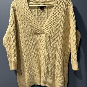 🌻EDDIE BAUER cable knit sweater